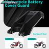 Funparts Carbon Fiber Motorcycle Battery Compartment Cover Guard For Surron Sur-Ron Sur Ron Lightbee Light Bee X S L1E