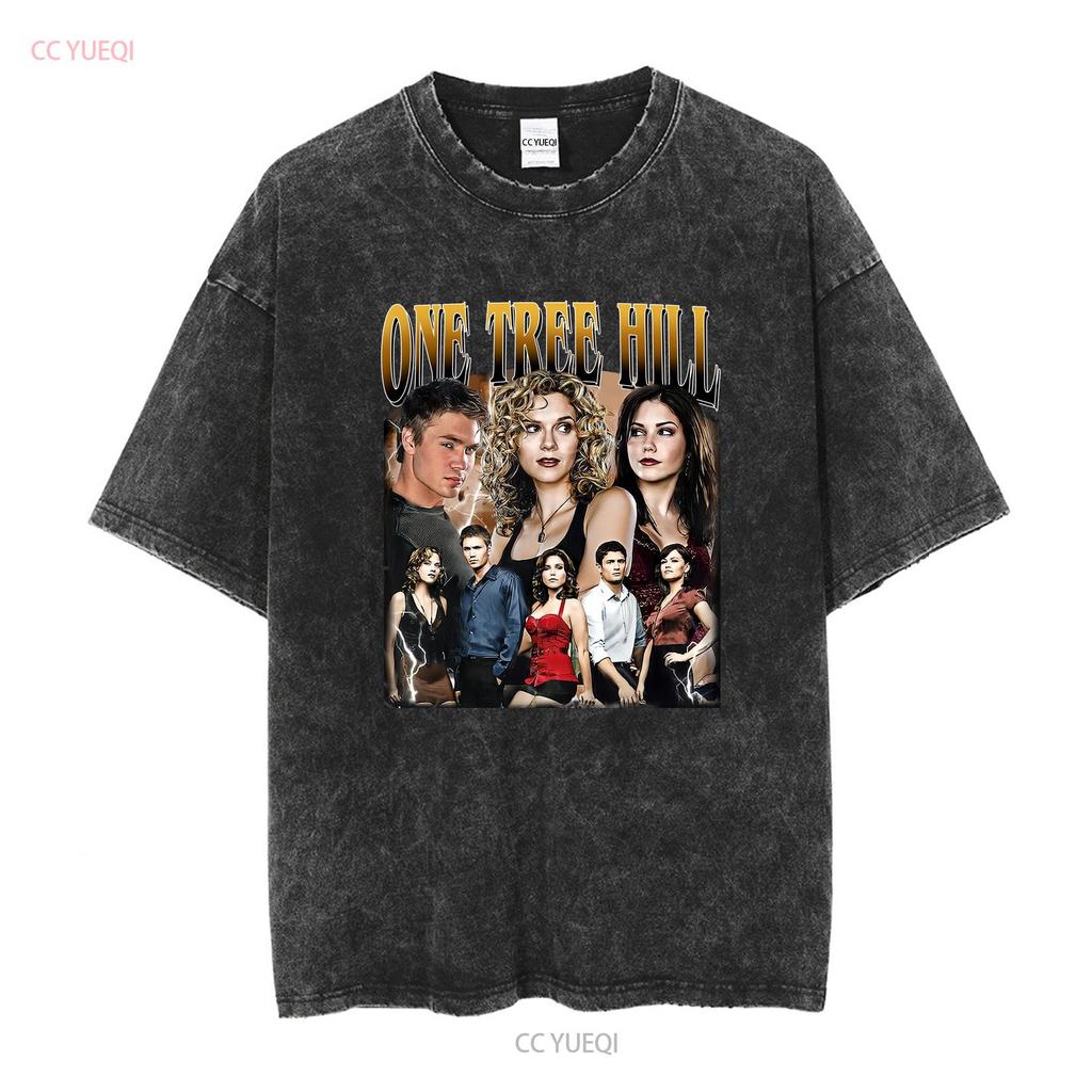 Limitiertes One Tree Hill Vintage T-Shirt für Damen und Herren, lang- oder kurzärmelig, Vintage-Waschung, atmungsaktiv, bequem, vielseitig