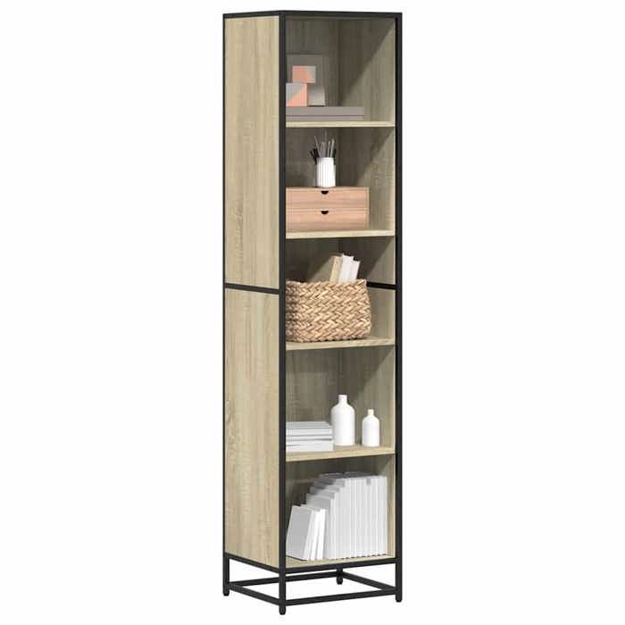 VidaXL Bookcase Sonoma Oak 40x35x170.5 Cm Engineered Wood, Bookcase, Room Divider, Divider, Cabinet of 849140