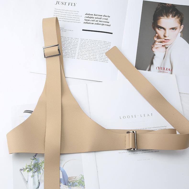 Single Shoulder Strap Belt Women'S Hip Hop Punk Decorative Dress Suit Coat Waist Seal Cool