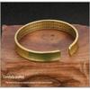 Messingarmband Metallfigur Vintage Herz-Sutra Sutra-Armband Massives Messing Wohnzimmerdekoration