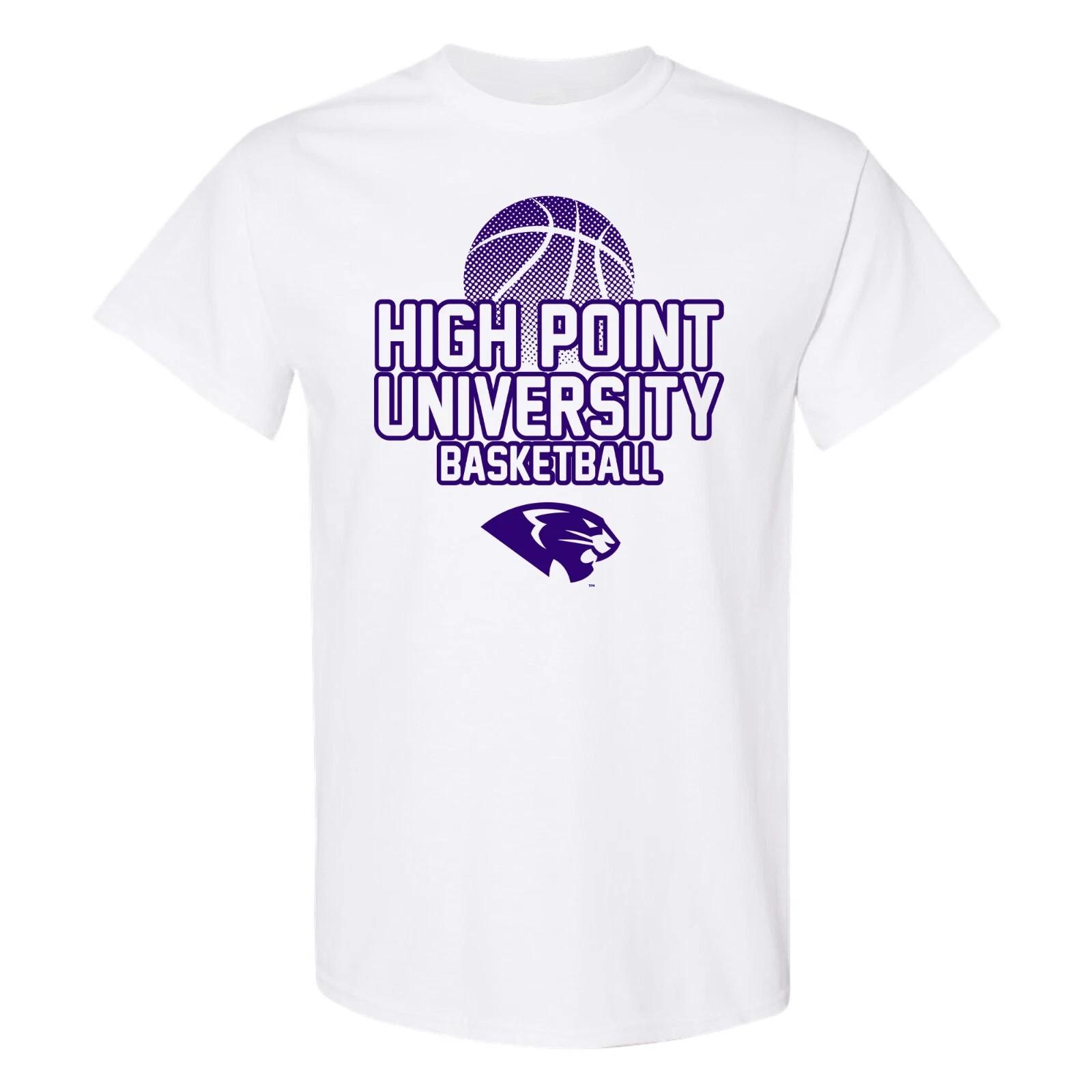 High Point University Panthers Basketball Flux T-Shirt - White 3XL