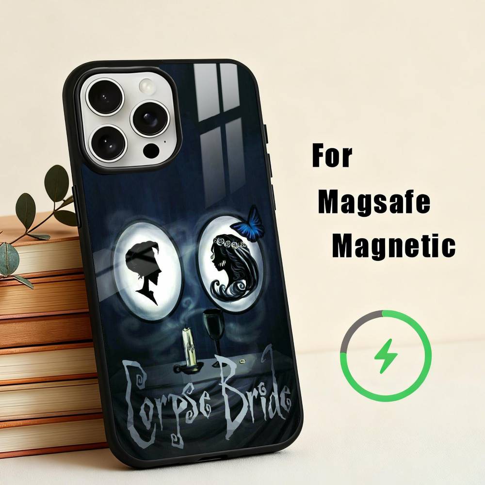 CB C-Corpse B-Bride-s H-Horror-R Phone Case For iPhone 17,16,15,14,13,12,Plus,Pro,Max for Magsafe Magnetic Wireless Charging