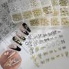 120pcs Bow Charms Nails Rhinestones for Nails Rhinestones Crystal Mini Ribbon Parts Nail Art Supplies MJZ11