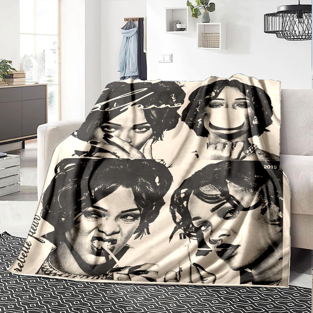 Rihanna Blanket, High quality Comfortable for All Seasons, Home Decor, Warmth and Comfort