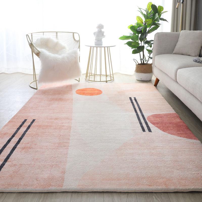 Nordic Style Imitation Cashmere Carpet for Living Room, Coffee Table, Bedroom, or Large Areas.