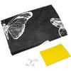 LB Butterfly Tapestry Wall Hanging Black and White Ect Moth Wall Tapestry for Bedroom Goth Black Aesthetic Wall Art for Living Room College Dorm