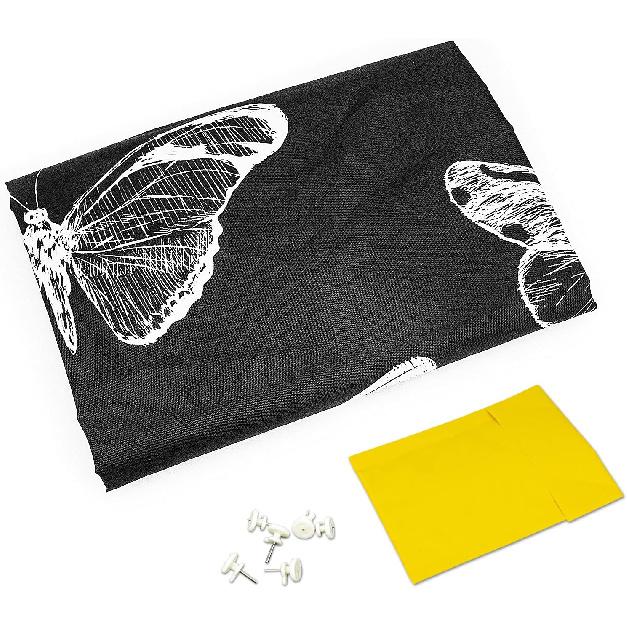 LB Butterfly Tapestry Wall Hanging Black and White Ect Moth Wall Tapestry for Bedroom Goth Black Aesthetic Wall Art for Living Room College Dorm