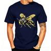 Unisexs Edgy Streetwear Yellow Bee Bold Graphic Print TShirt Summer Short Sleeve Casual Crewneck Top Harajuku Graphic T Shirts
