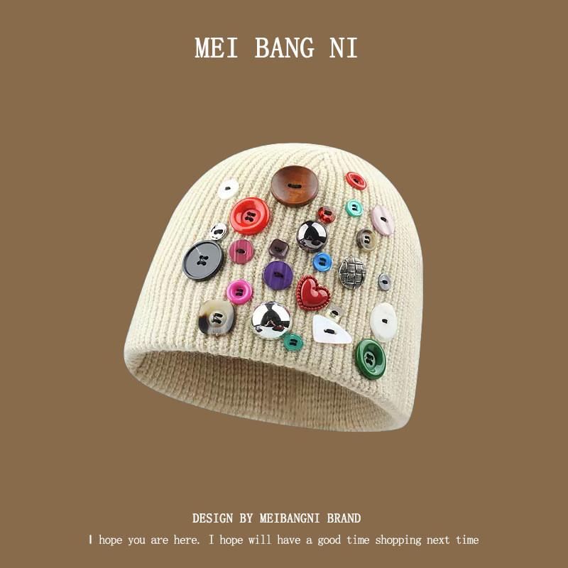 Knitted Womens Wool Hat With Windproof Warmth For Winter Casual Fashion