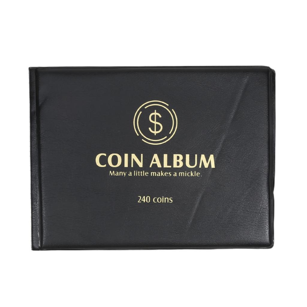 Pockets Album for Coins Collection Book Home Decoration Photo Album Coin Album Holders Collection Book Scrapbook