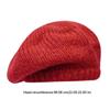 Solid Color Wool Painter Hat Fluffy Knitted Octagonal Cap Casual Knitted Beret Hat  Winter