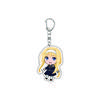55MM Anime Sword Art Online Keychain Alice Synthesis Kirigaya Kazuto Yuuki Asuna Key Chain Acrylic Model Plate Christmas Gifts