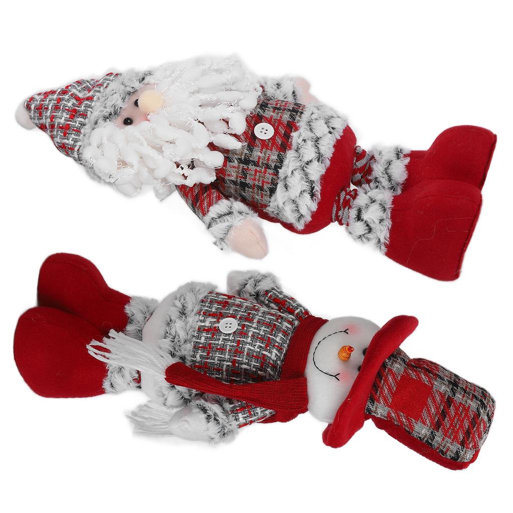 Xmas Decoration For Home Flannel Retractable Christmas Tree Innovative Doll Home Decoration Xmas Easter Ornaments