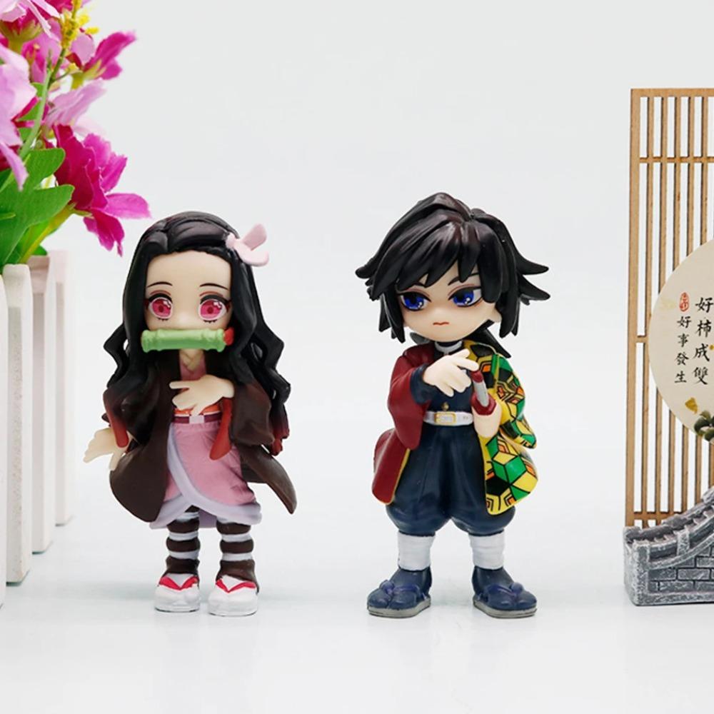 Gorący MINISO Oryginalny Bushiroad Palverse D demon Slayer: Kimetsu No Yaiba Figurka Anime Tajemnicze Pudełko Vol.1 Ozdoba Zabawka Prezent