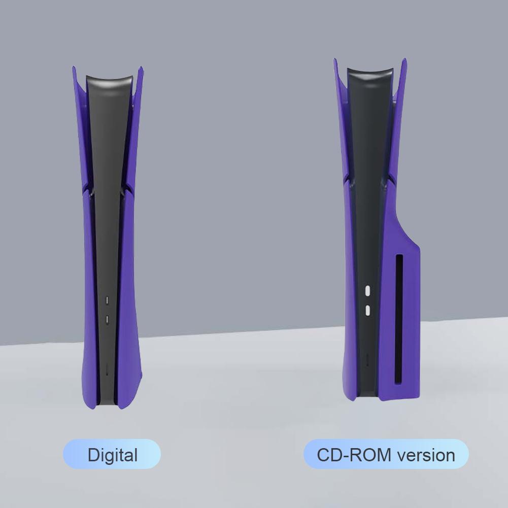 Faceplate Case Cover Split ABS Hard Shell Dustproof Protective Shell Case Shockproof for Playstation 5 Slim Disc/Digital Console