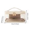 Transparent PU Cosmetic Bag Toiletry Bag Makeup Bag Practical Cosmetics and Jewelry Bag  Studio