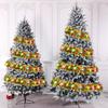 1pc 5M/16 Ft Christmas Tinsel Garland Metallic Shinny with LED Lights Tree Thick Hanging Decorations for Xmas Party Indoor Decor