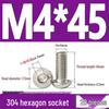 ISO7380 Stainless Steel Hex Drive Dome Head Screws - M2 to M16