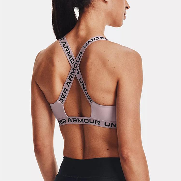 Under Armour Solid Low-Intensity Training Sports Bra Women underwear Fast-Pink 1365231-667