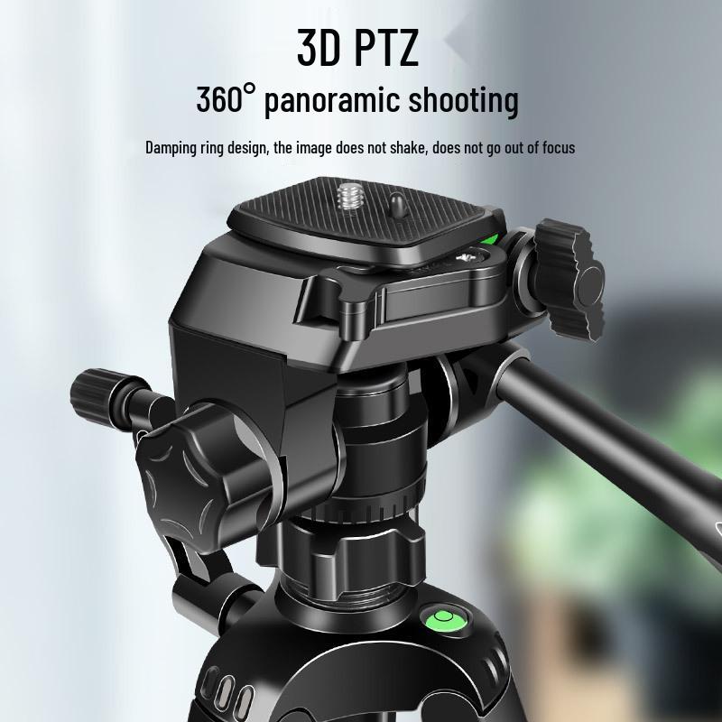 2024 Dual-Phone Professional Live Streaming Tripod for Outdoor Use