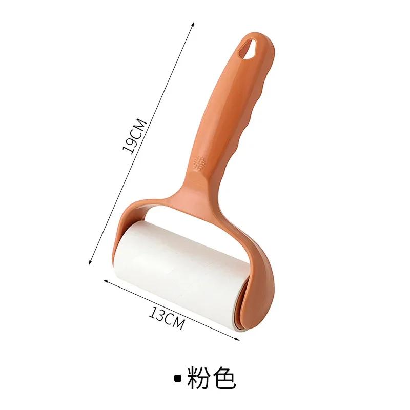 Nový trhatelný papír v roli Lepkavý váleček Prachový utěrka Pet Hair Oblečení Odstraňovač koberců Přenosný vyměnitelný čisticí kartáček