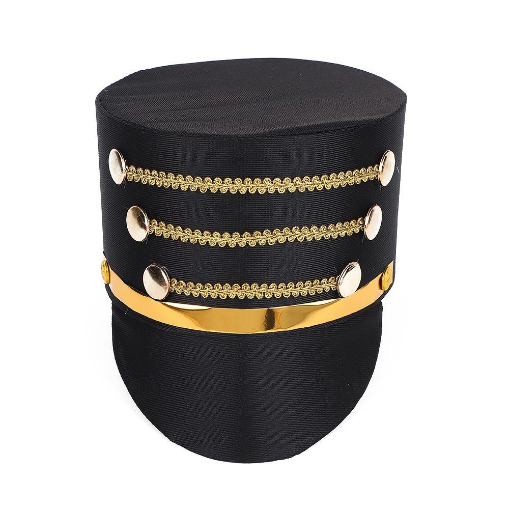 Hat-nutcrackers Marching Band Hat Cosplay Show Soldier Top Cap Drum Major Master Hats  Performance