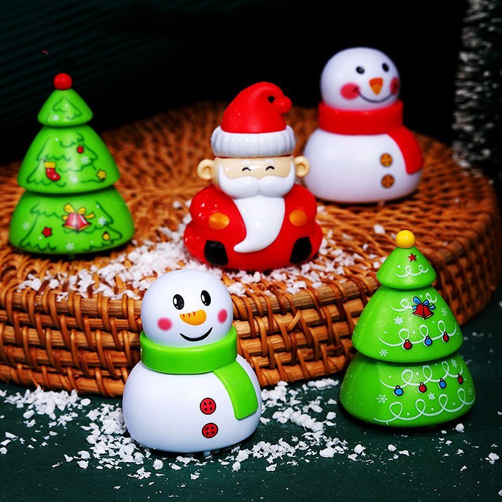 Decoration Snowman Car Toys Old Man Santa Vehicle Toy Christmas Pull Back Car  Party Favors