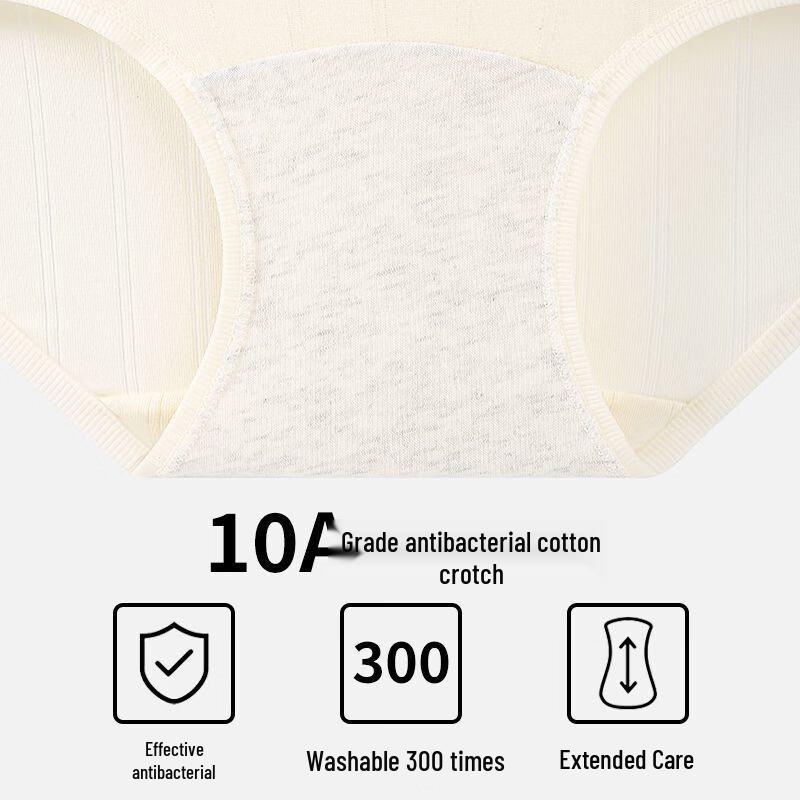 FitonTon Damen 5er-Pack Baumwolle Antibakterielle Slips