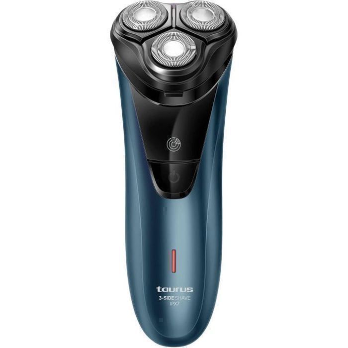 Rasoir Électrique - 3-SIDE SHAVE - Triple Tête - Rechargeable - Autonomie 45 Min - Lavable