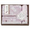 Stylem Imabari Towel Sakura Ori Cloth Sakura Blossom Gift Box 1 Bath Towel X 110 and 1 Hand Towel X 30 Sakura Japanese High High Made In Perfect for