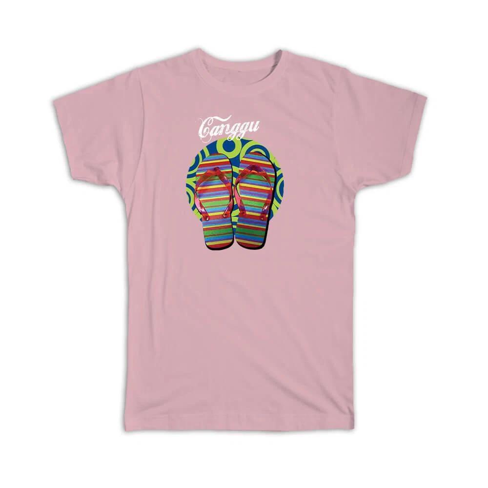 Gift T-Shirt : Canggu Bali Indonesia Sandals Flip Flops 3XL