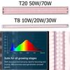 T8/T20 LED Grow Light Full Spectrum Hydroponic Seedling Plant Lamp Indoor Plant Growth Supplementary Lighting Equipment