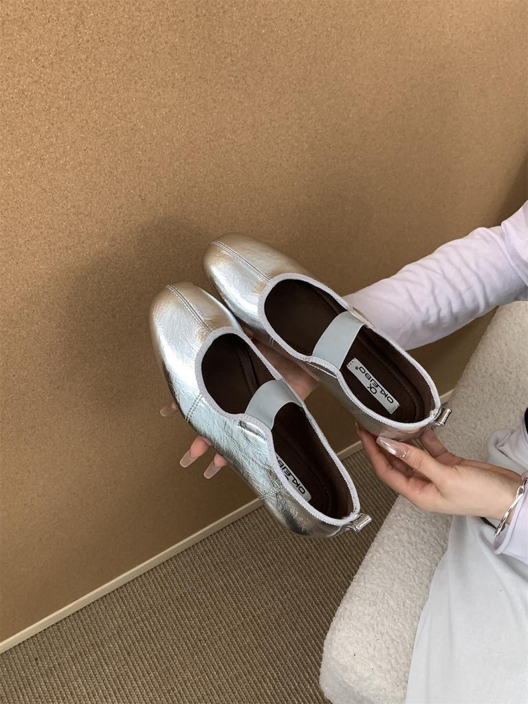 IPPEUM Mary Janes Women Ballet Flats Shoes Round Toe 2025 New  Ballerina Shoes