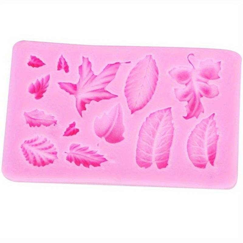 

Maple Rose Leaf Cake Border Silicone Molds Christmas Cupcake Fondant Cake Decorating Tools Chocolate Candy Clay Moulds