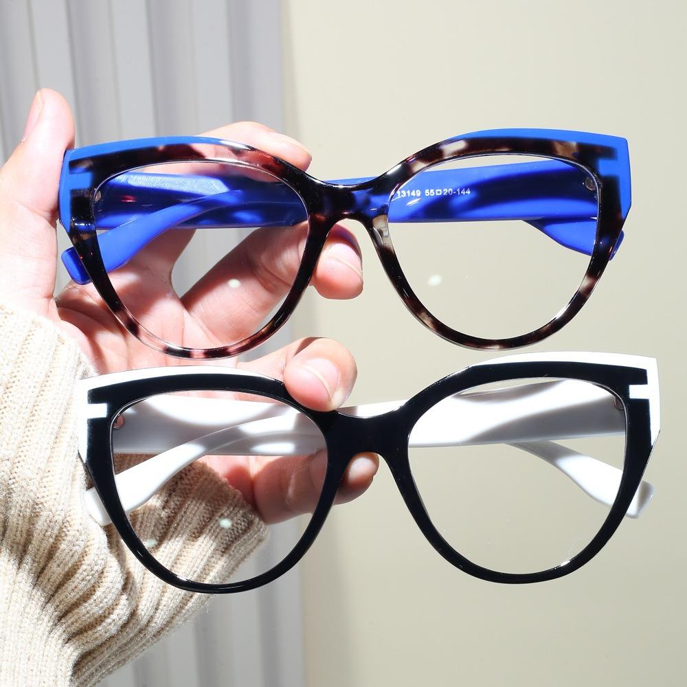 Personality Exquisite Cat Eye Sunglasses Women Men High End Simple Artistic Sense Sun Glasses Climbing Camping Beach Party Shade Glasses