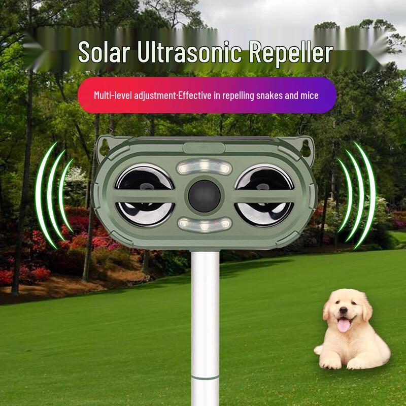 Solar Ultrasonic Animal Repeller