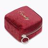 Embroidered Letter Cosmetic Bag Women Small Lipstick Earphone Sanitary Napkin Storage Organizer Case Toiletry Makeup Bags
