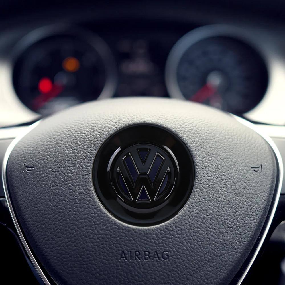 Für VOLKSWAGEN VW ABS Auto Lenkrad Zierring Dekoration Abdeckung Aufkleber Für Volkswagen Vw Tiguan Jetta Mk6 Scirocco Polo 6R