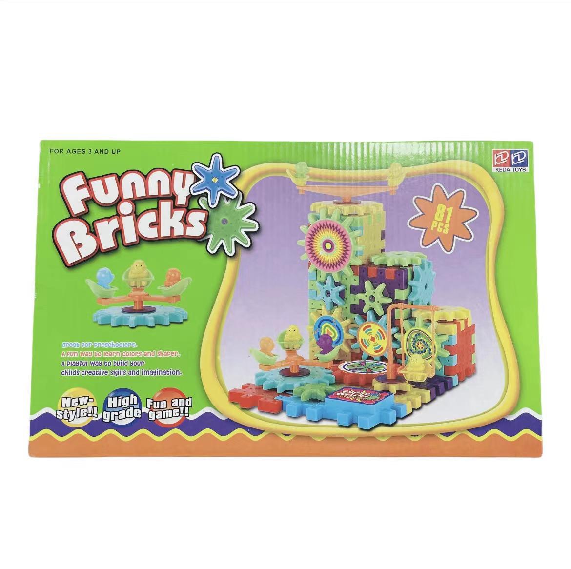 

81-Piece Electric Building Blocks DIY Educational Toys Gift Set for Kids