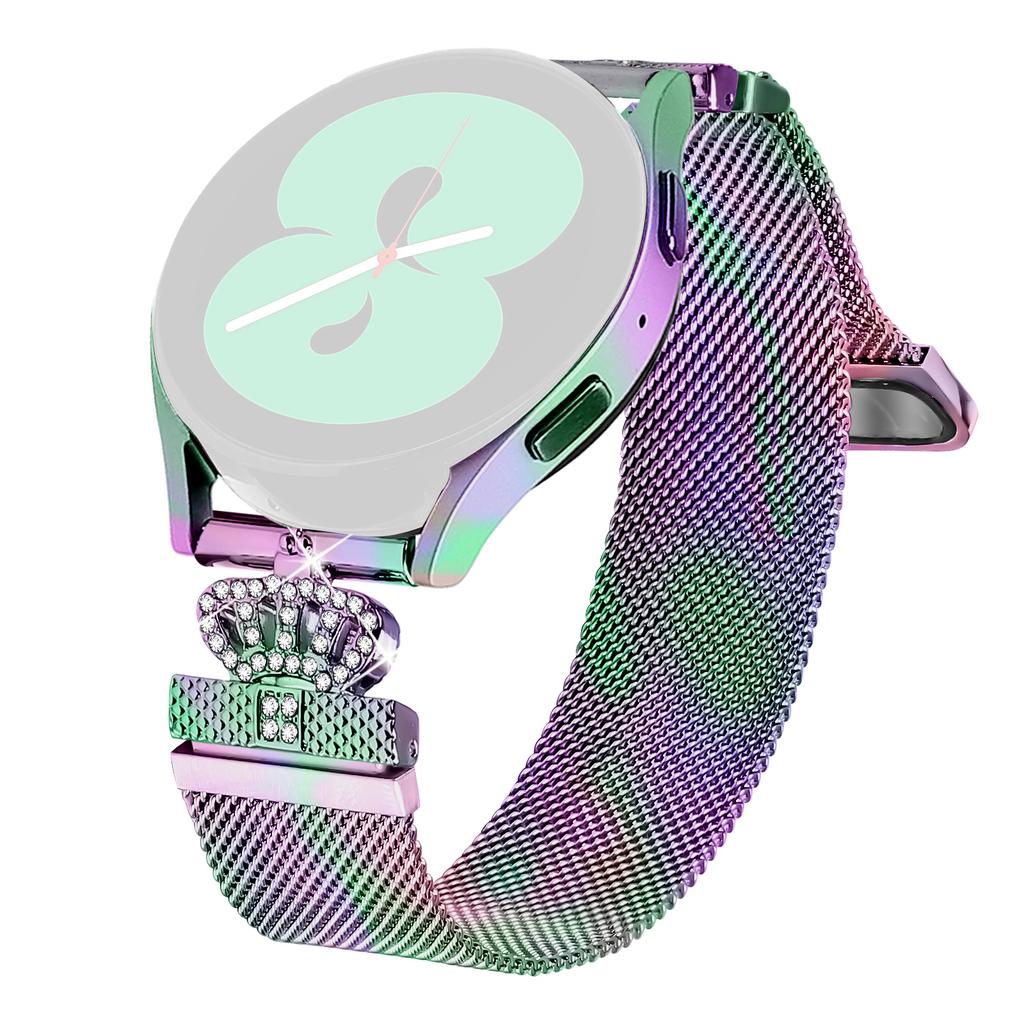 Milanese Band for Huami Amazfit Bip 3/3 Pro Magnetic Crown Clasp Stainless Steel Strap