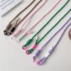 Adjustable Coloful Crossbody Lanyard Shoulder Straps Keychain Key Ring Braided Rope Gifts For Women Men Mobile Phone Accessorie