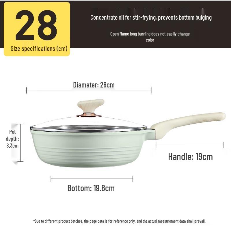Chuaidahuang Ceramic Non-Stick Frying Pan