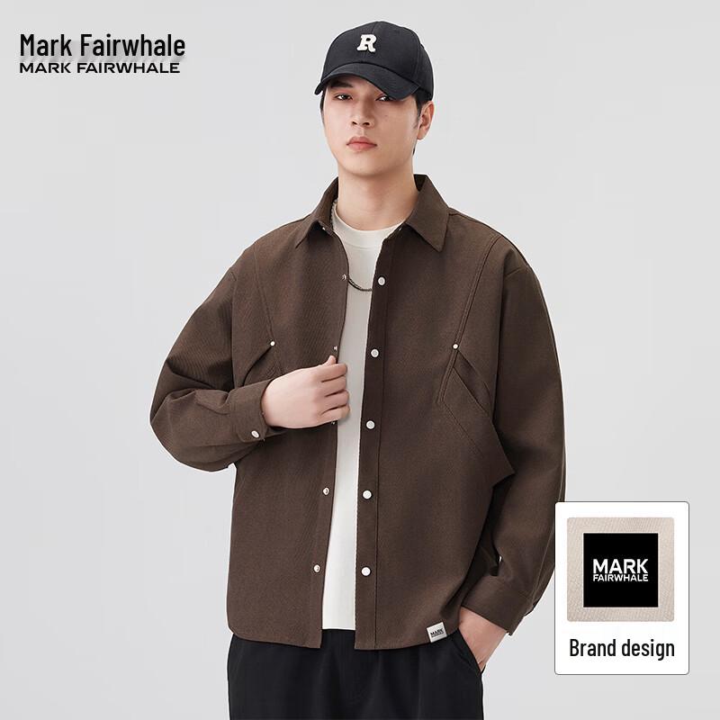 Mark Fairwhale Men s Solid Long Sleeve Wrinkle-Resistant Casual Work Shirt L