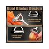 Multi-Purpose Stainless Steel Peeler - Effortlessly Peel Potatoes, Cucumbers and Carrots - Perfect for Kitchen, Restaurant and Hotel Use