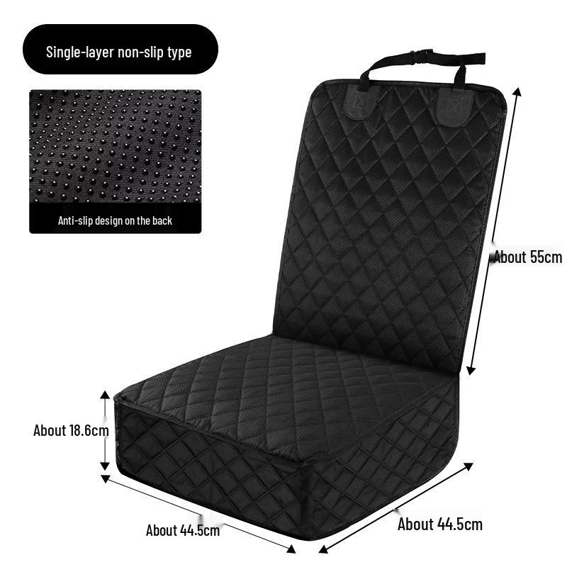 Waterproof & Dirt-Proof Rear Car Seat Cushion for Small/Medium Dogs - Travel Essential Mat