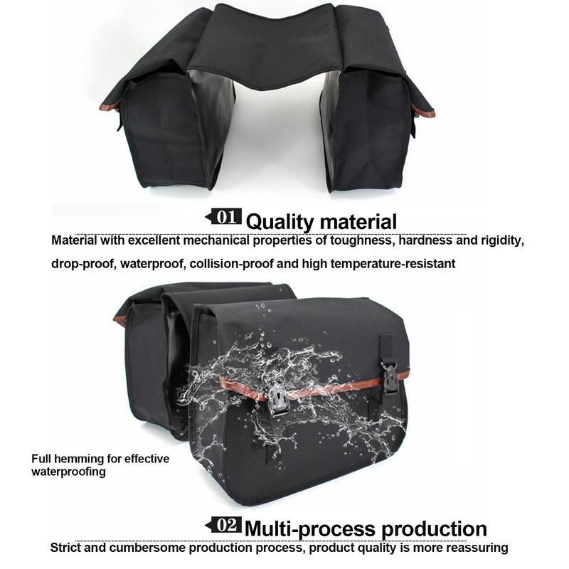 Motorcycle Side Bag Luggage Bag Water-resistant Large Capacity Saddlebag Storage Panniers For Motorcycle Accessories