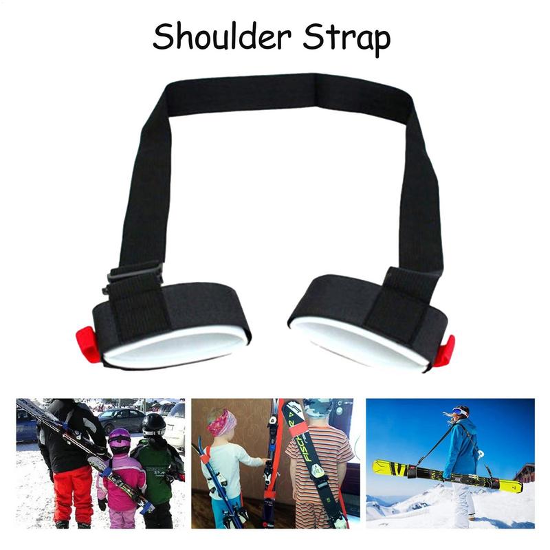 Ski Shoulder Carrier Strap Adjustable Ski Holder Straps Portable Snowboard Carrying Strap for Men Women Kids