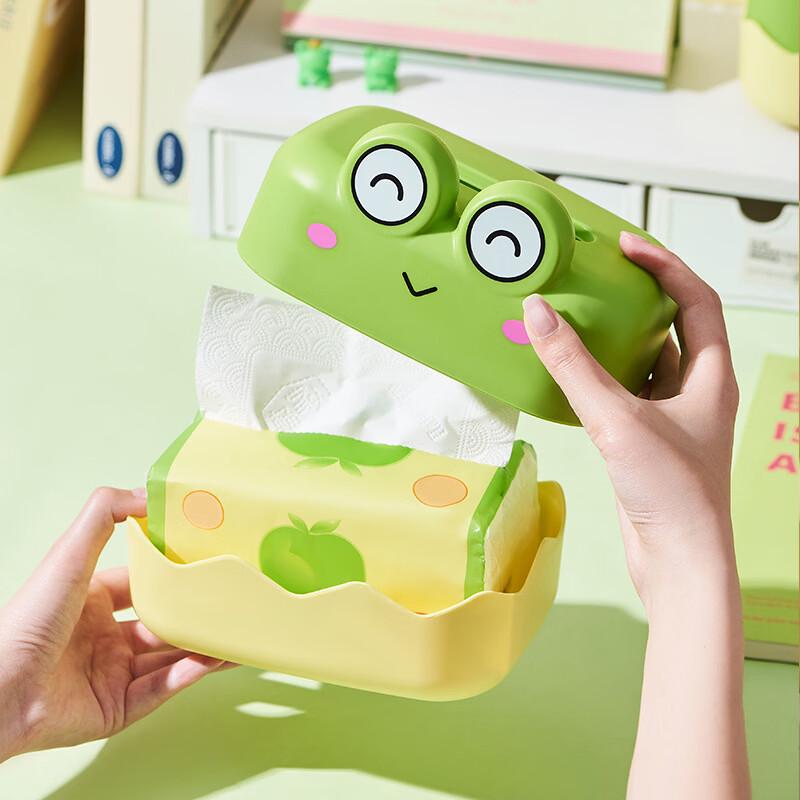 Cartoon Frog Tissue Box Holder