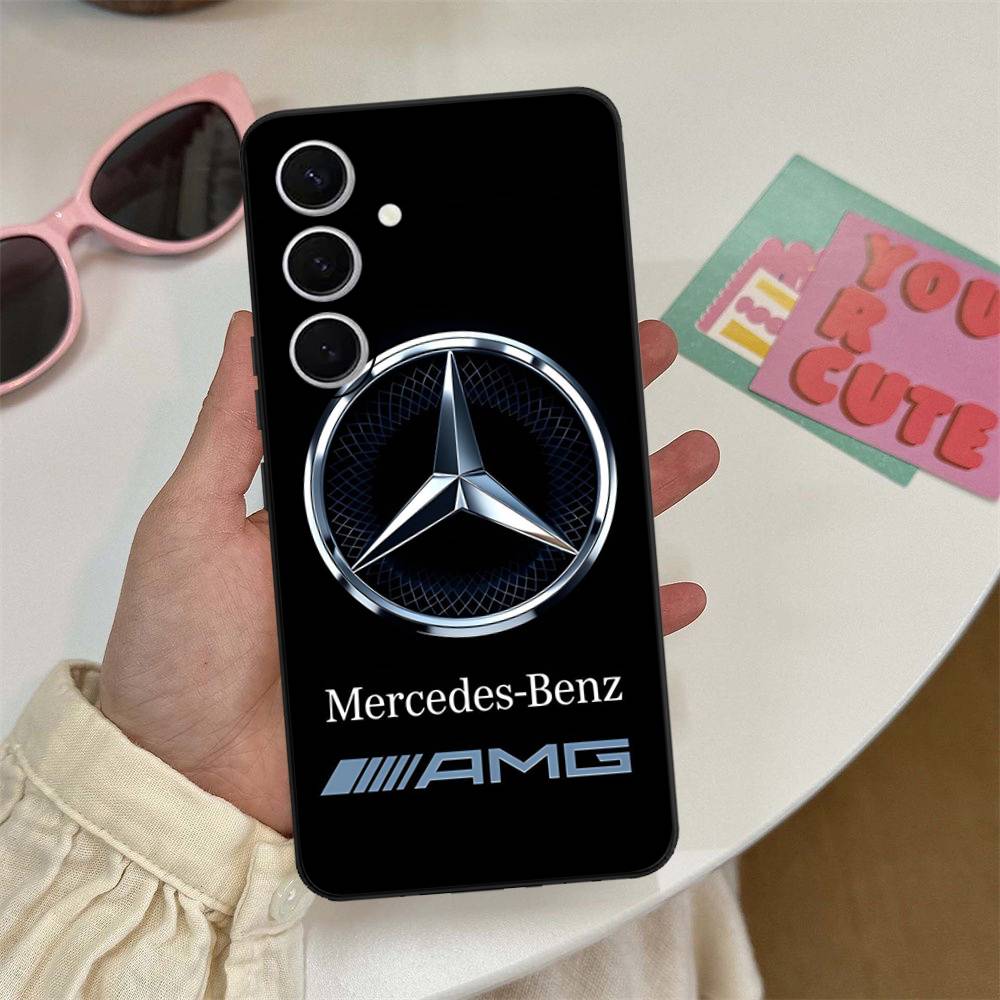 Car M-Mercedes-Benz Phone Case For Samsung S 24 Fe 25 Ultra Plus 20 Lite 21 30 22 23 24 22 Ultra 5G Fundas OX4